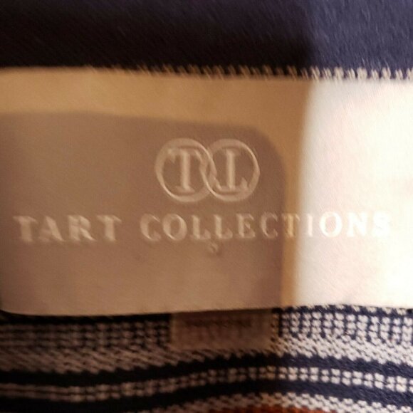 Tart Collection Womens Navy Striped Blazer XS - Picture 4 of 6